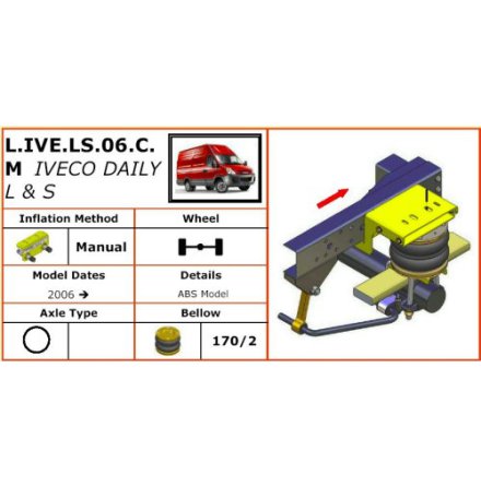 Luftfjdring Iveco L &amp; S 06-14