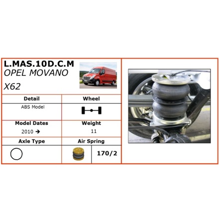 Opel Movano 10- RWD